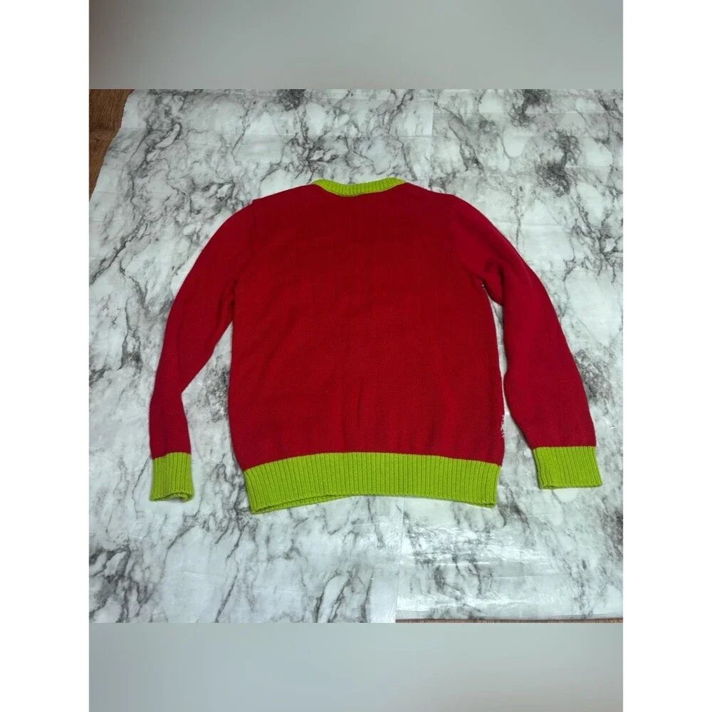 jumping beans Red & Lime The Grinch Holiday Crewneck Sweater